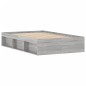 vidaXL Estructura de cama Sonoma gris 120x200 cm