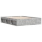 vidaXL Estructura de cama gris hormigón 140x200 cm vidaXL Estructura de cama gris hormigón 140x200 cm