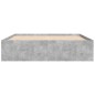 vidaXL Estructura de cama gris hormigón 140x200 cm vidaXL Estructura de cama gris hormigón 140x200 cm