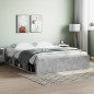 vidaXL Estructura de cama gris hormigón 150x200 cm vidaXL Estructura de cama gris hormigón 150x200 cm