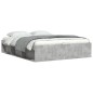 vidaXL Estructura de cama gris hormigón 150x200 cm vidaXL Estructura de cama gris hormigón 150x200 cm