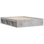 vidaXL Estructura de cama gris hormigón 150x200 cm vidaXL Estructura de cama gris hormigón 150x200 cm