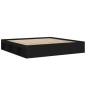 vidaXL Estructura de cama negra 200x200 cm vidaXL Estructura de cama negra 200x200 cm