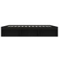 vidaXL Estructura de cama negra 200x200 cm vidaXL Estructura de cama negra 200x200 cm