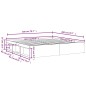 vidaXL Estructura de cama negra 200x200 cm vidaXL Estructura de cama negra 200x200 cm