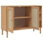 vidaXL Aparador SENJA aspecto de ratán madera pino marrón 112x40x80 cm vidaXL Aparador SENJA aspecto de ratán madera pino marrón 112x40x80 cm