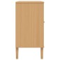 vidaXL Aparador SENJA aspecto de ratán madera pino marrón 112x40x80 cm vidaXL Aparador SENJA aspecto de ratán madera pino marrón 112x40x80 cm