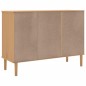 vidaXL Aparador SENJA aspecto de ratán madera pino marrón 112x40x80 cm vidaXL Aparador SENJA aspecto de ratán madera pino marrón 112x40x80 cm