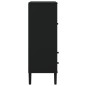 vidaXL Aparador alto SENJA aspecto de ratán madera negro 90x40x112 cm vidaXL Aparador alto SENJA aspecto de ratán madera negro 90x40x112 cm