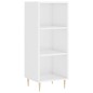 vidaXL Aparador alto madera contrachapada blanco brillo 34,5x34x180 cm vidaXL Aparador alto madera contrachapada blanco brillo 34,5x34x180 cm