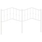 vidaXL Cabecero de metal blanco 160 cm vidaXL Cabecero de metal blanco 160 cm