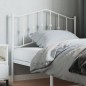 vidaXL Cabecero de metal blanco 100 cm vidaXL Cabecero de metal blanco 100 cm