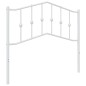 vidaXL Cabecero de metal blanco 100 cm vidaXL Cabecero de metal blanco 100 cm