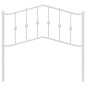 vidaXL Cabecero de metal blanco 100 cm vidaXL Cabecero de metal blanco 100 cm