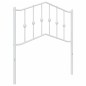 vidaXL Cabecero de metal blanco 80 cm vidaXL Cabecero de metal blanco 80 cm