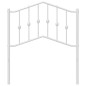 vidaXL Cabecero de metal blanco 80 cm vidaXL Cabecero de metal blanco 80 cm
