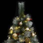 vidaXL Árbol de Navidad artificial con bisagras 300 LED y bolas 240 cm vidaXL Árbol de Navidad artificial con bisagras 300 LED y bolas 240 cm