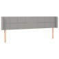 vidaXL Cabecero con LED de tela gris claro 163x16x78/88 cm vidaXL Cabecero con LED de tela gris claro 163x16x78/88 cm