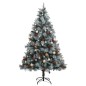 vidaXL Árbol de Navidad artificial con bisagras 300 LED y bolas 240 cm vidaXL Árbol de Navidad artificial con bisagras 300 LED y bolas 240 cm