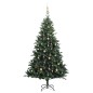 vidaXL Árbol de Navidad artificial con bisagras 300 LED y bolas 240 cm vidaXL Árbol de Navidad artificial con bisagras 300 LED y bolas 240 cm