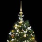vidaXL Árbol de Navidad artificial con bisagras 300 LED y bolas 240 cm vidaXL Árbol de Navidad artificial con bisagras 300 LED y bolas 240 cm
