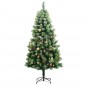 vidaXL Árbol de Navidad artificial con bisagras 150 LED y bolas 150 cm vidaXL Árbol de Navidad artificial con bisagras 150 LED y bolas 150 cm