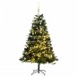 vidaXL Árbol Navidad artificial con bisagras 150 LED y bolas 120 cm vidaXL Árbol Navidad artificial con bisagras 150 LED y bolas 120 cm