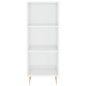 vidaXL Aparador alto madera contrachapada blanco brillo 34,5x34x180 cm vidaXL Aparador alto madera contrachapada blanco brillo 34,5x34x180 cm