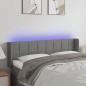 vidaXL Cabecero con LED de tela gris oscuro 147x16x78/88 cm vidaXL Cabecero con LED de tela gris oscuro 147x16x78/88 cm