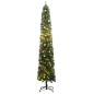 vidaXL Árbol de Navidad estrecho con 300 LED y bolas 270 cm vidaXL Árbol de Navidad estrecho con 300 LED y bolas 270 cm