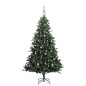 vidaXL Árbol de Navidad artificial con bisagras 150 LED y bolas 150 cm vidaXL Árbol de Navidad artificial con bisagras 150 LED y bolas 150 cm