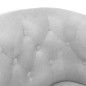 vidaXL Sillón de cuero sintético plateado vidaXL Sillón de cuero sintético plateado