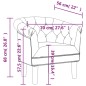 vidaXL Sillón de cuero sintético plateado vidaXL Sillón de cuero sintético plateado
