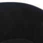 vidaXL Sillón con taburete terciopelo negro vidaXL Sillón con taburete terciopelo negro