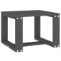 vidaXL Mesa auxiliar de jardín madera maciza pino gris 40x38x28,5 cm
