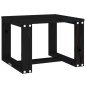 vidaXL Mesa auxiliar de jardín madera maciza pino negro 40x38x28,5 cm vidaXL Mesa auxiliar de jardín madera maciza pino negro 40x38x28,5 cm