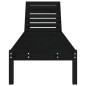 vidaXL Tumbonas 2 unidades madera maciza de pino negro 199,5x60x74 cm vidaXL Tumbonas 2 unidades madera maciza de pino negro 199,5x60x74 cm