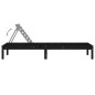 vidaXL Tumbonas 2 unidades madera maciza de pino negro 199,5x60x74 cm vidaXL Tumbonas 2 unidades madera maciza de pino negro 199,5x60x74 cm
