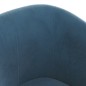 vidaXL Sillón de terciopelo azul oscuro