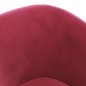 vidaXL Sillón de terciopelo rojo tinto vidaXL Sillón de terciopelo rojo tinto