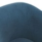 vidaXL Sillón con taburete terciopelo azul oscuro vidaXL Sillón con taburete terciopelo azul oscuro