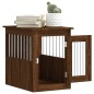 vidaXL Jaula para perros madera de ingeniería roble marrón 45x62x59 cm