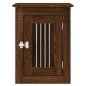 vidaXL Jaula para perros madera de ingeniería roble marrón 45x62x59 cm