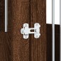 vidaXL Jaula para perros madera de ingeniería roble marrón 45x62x59 cm