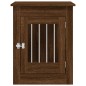 vidaXL Jaula para perros madera de ingeniería roble marrón 55x80x68 cm