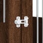 vidaXL Jaula para perros madera de ingeniería roble marrón 55x75x65 cm