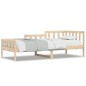 vidaXL Sofá cama de madera maciza de pino 80x200 cm
