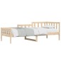 vidaXL Sofá cama de madera maciza de pino 80x200 cm