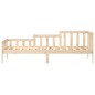 vidaXL Sofá cama de madera maciza de pino 80x200 cm