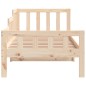 vidaXL Sofá cama de madera maciza de pino 80x200 cm